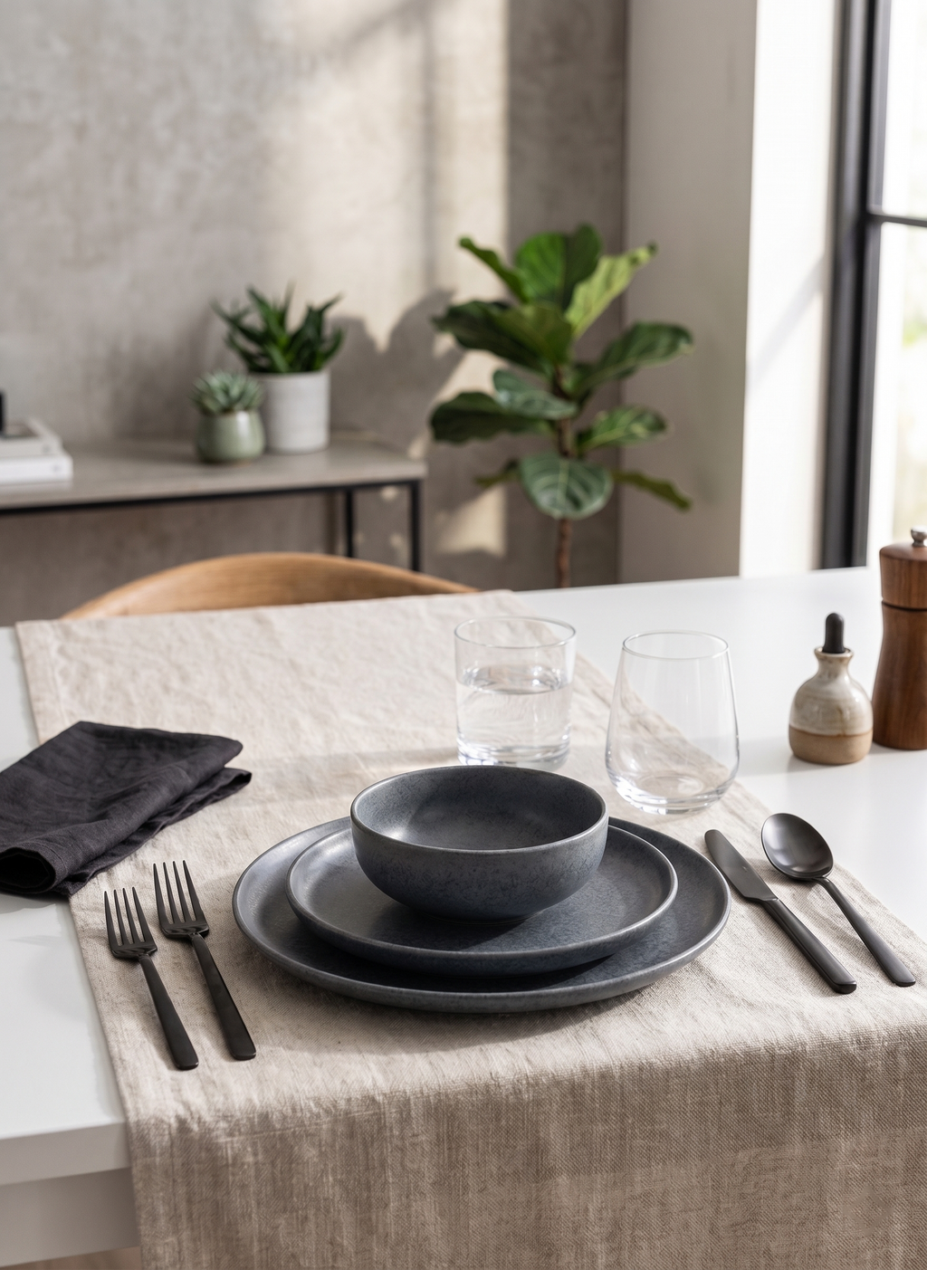 The Grey Dinner set