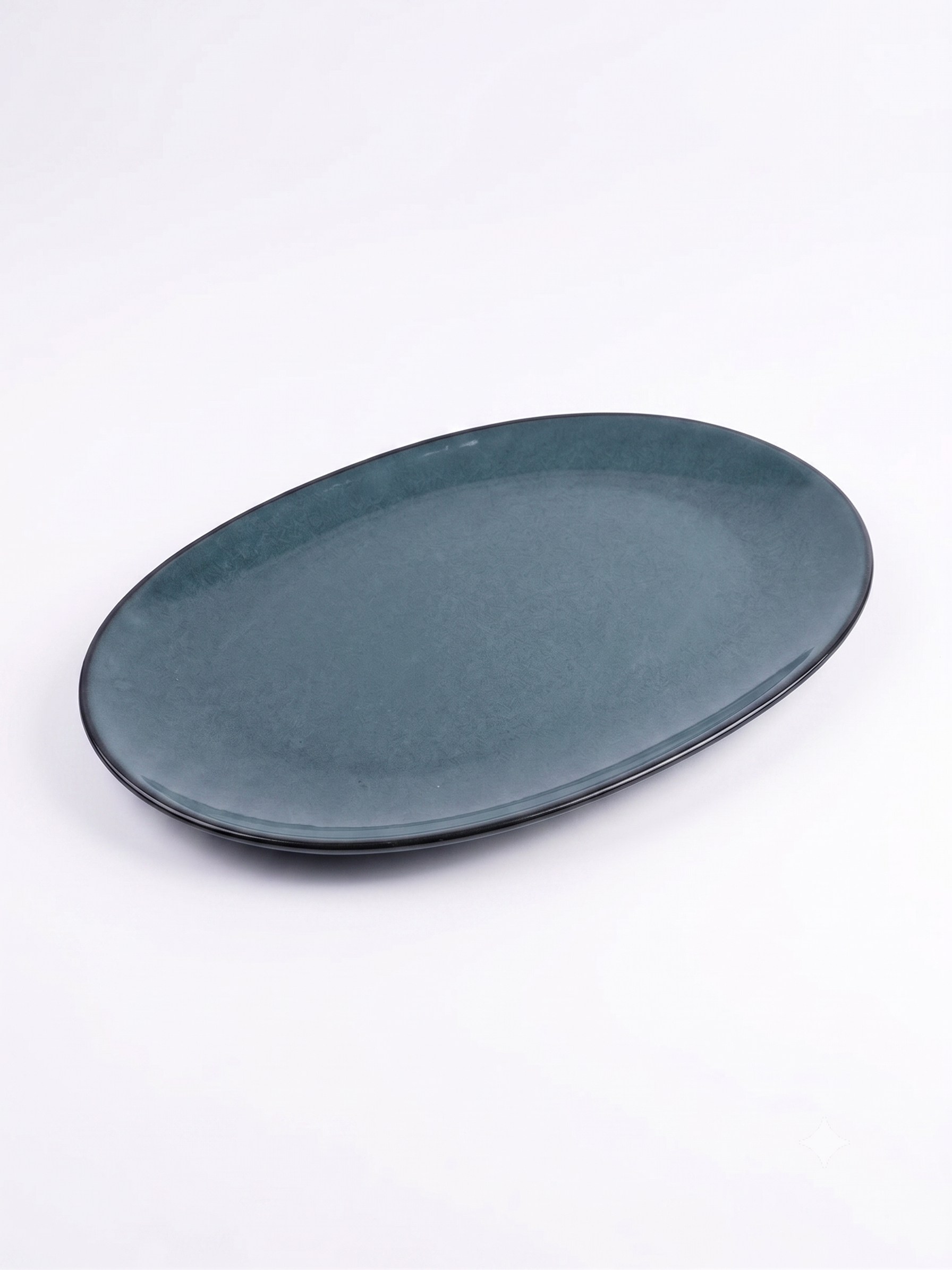 Emerald Blue Serving Platter
