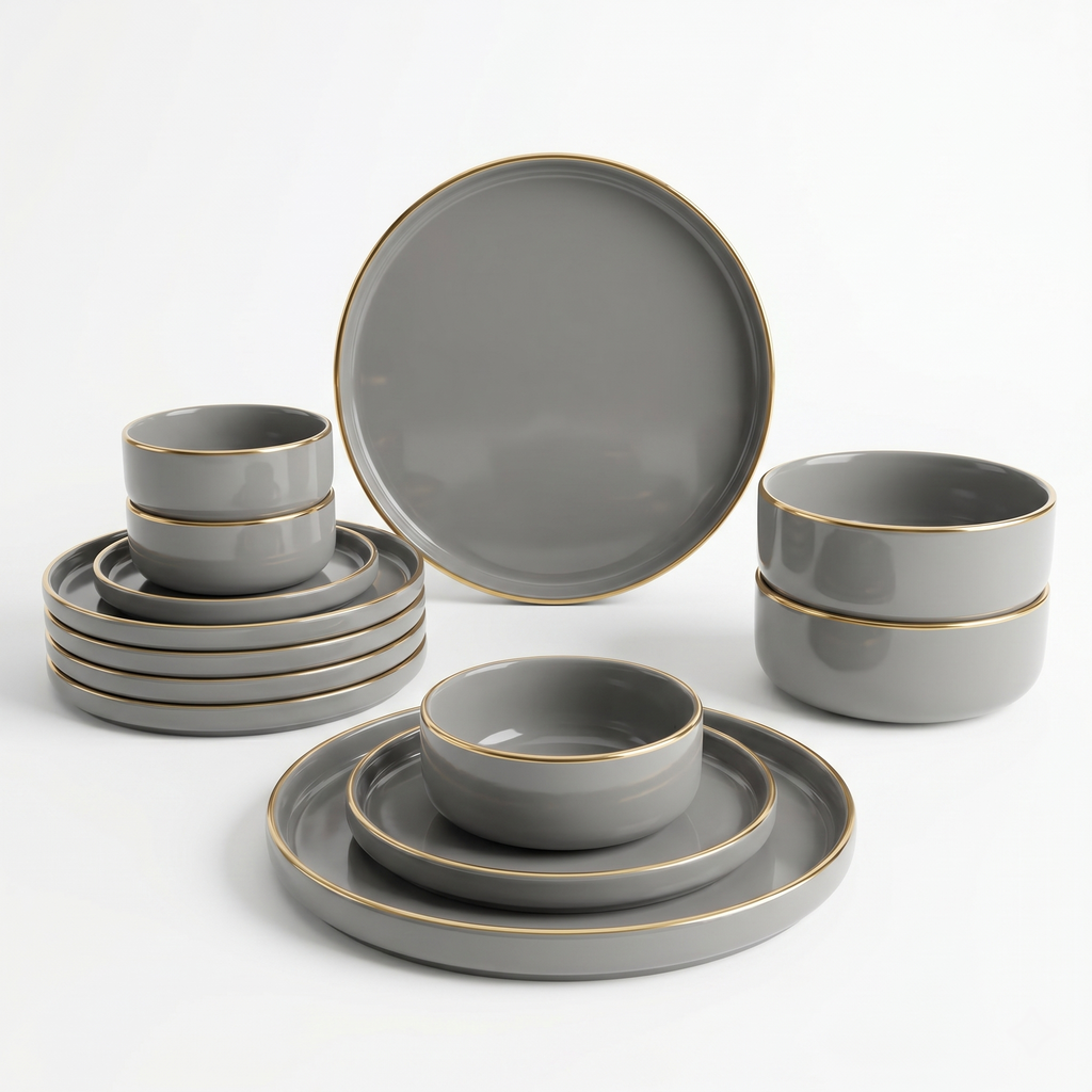 The Lunar Golden Dinner Set