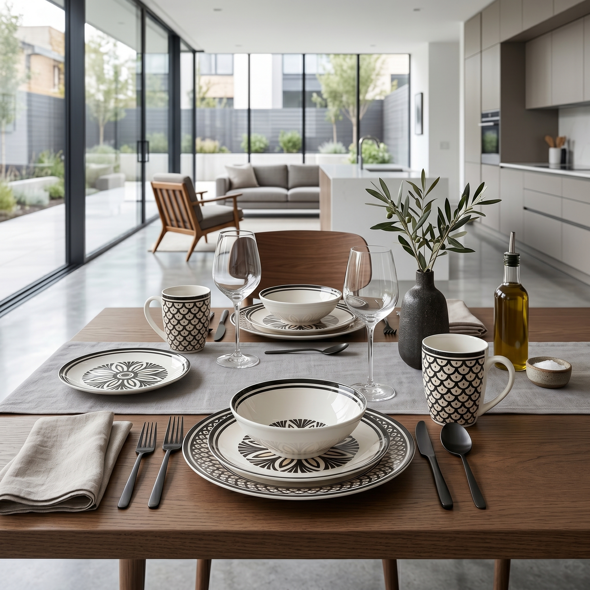 Artistic Charm Dinner Set