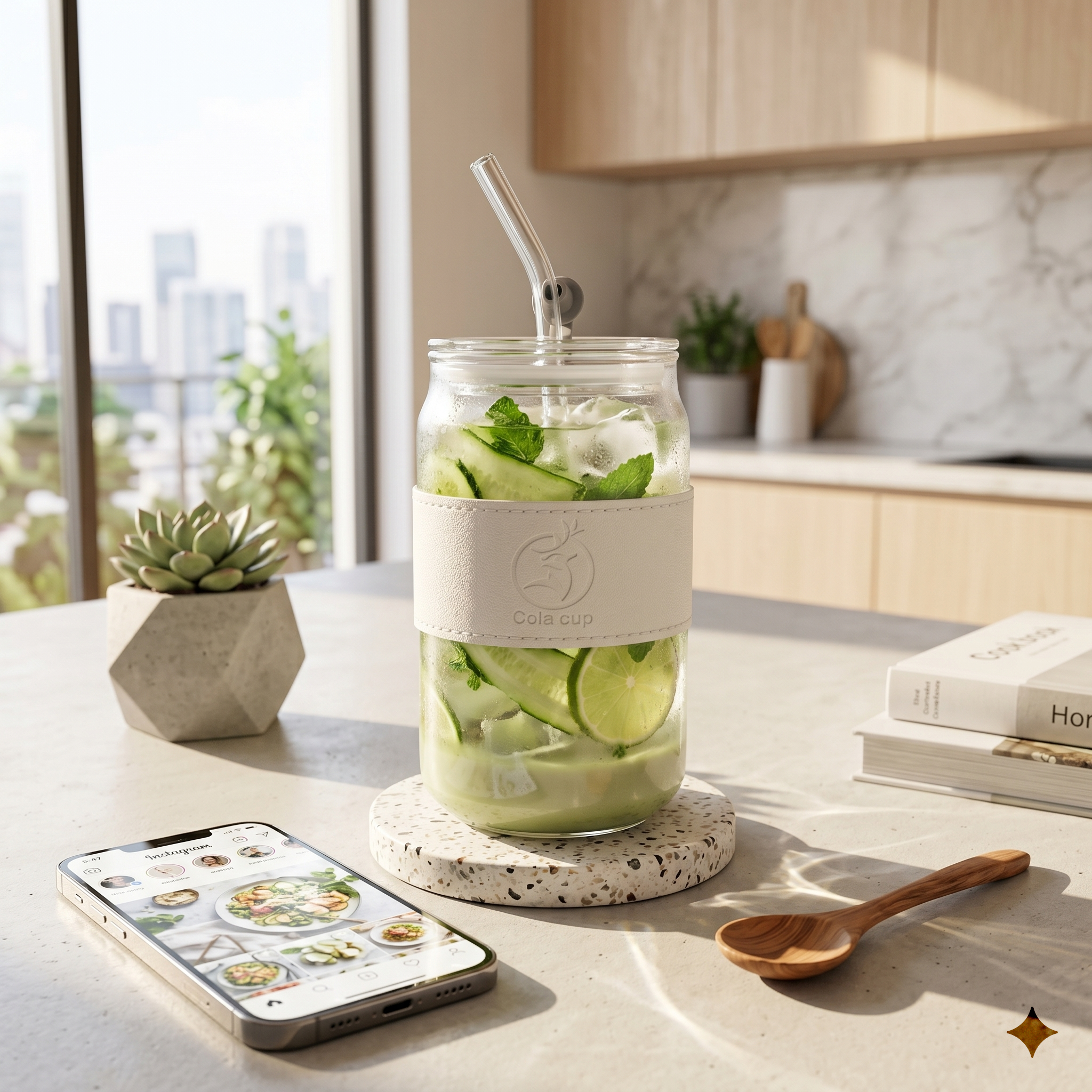 ChillCircular Glass Cup