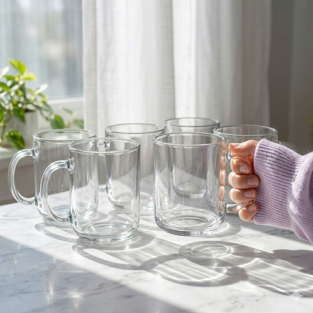Acrylic Mug Set (6 pcs)