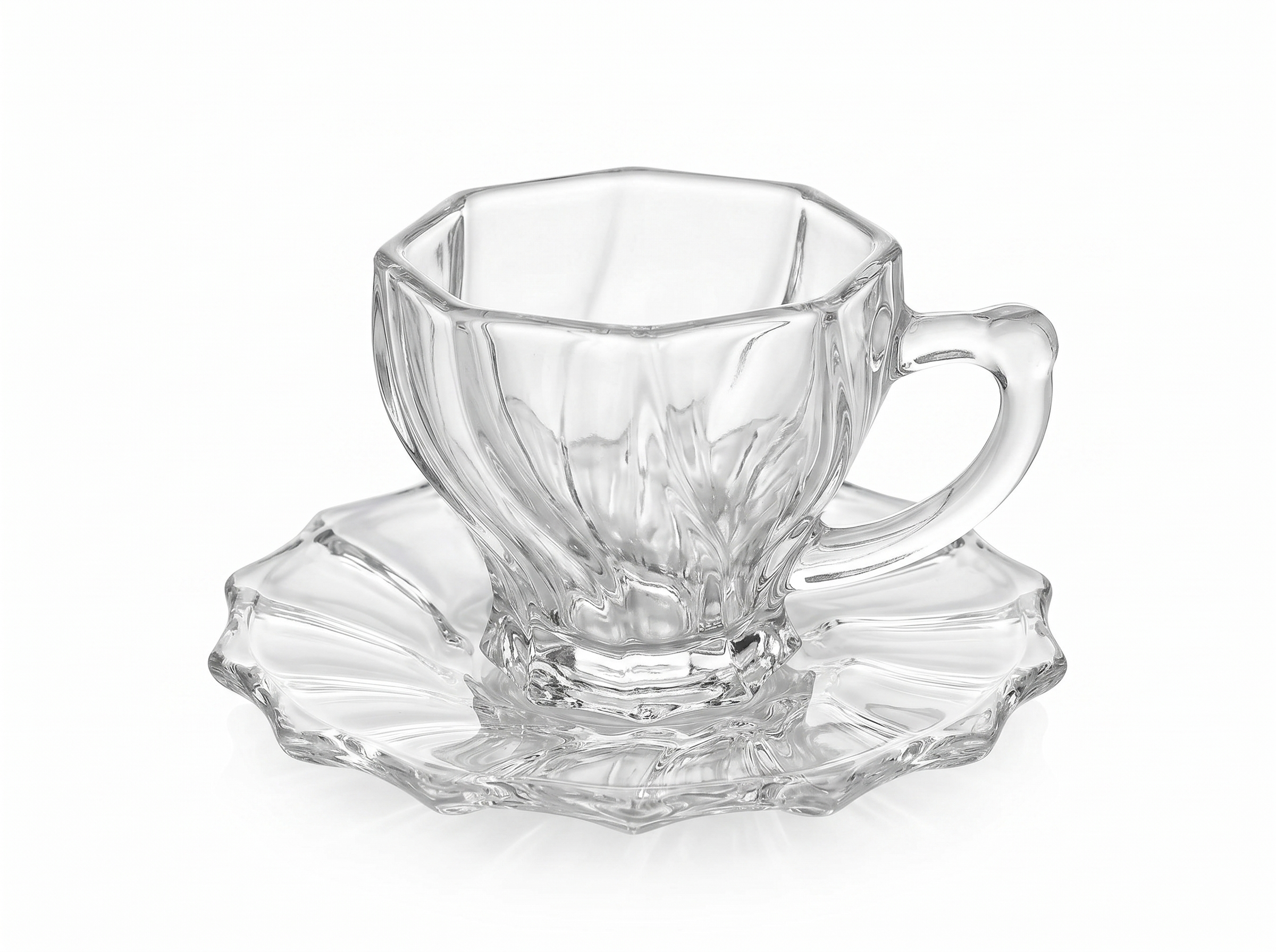 Coffee Glass with Holder Set