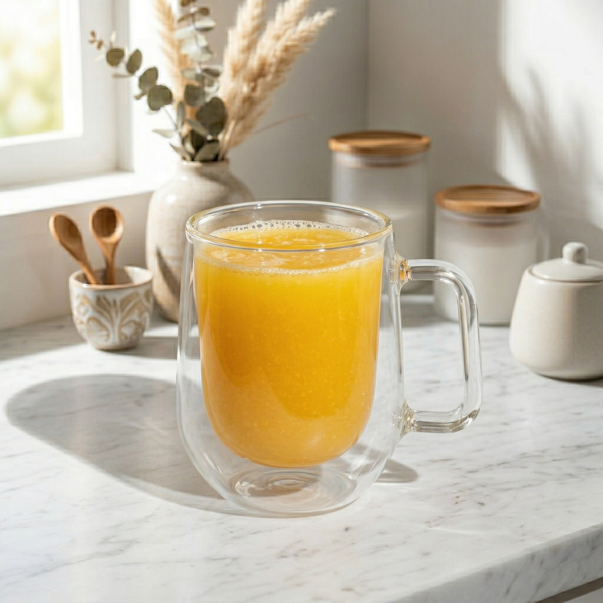 Double Glass Mug