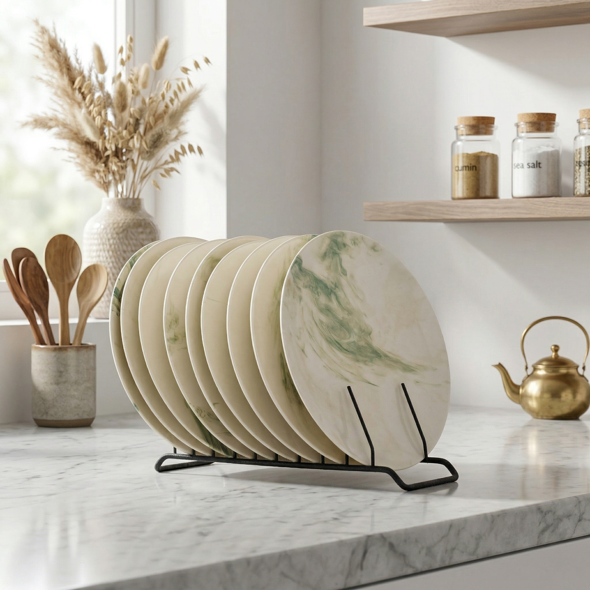 Metal Dishes Drainer
