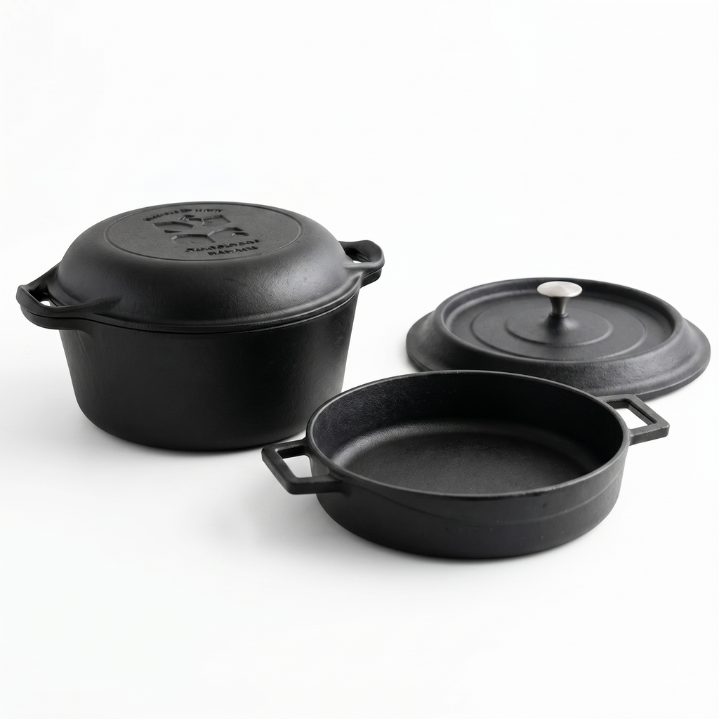 Cast Iron Dutch oven Duo Set