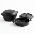 Cast Iron Dutch oven Duo Set