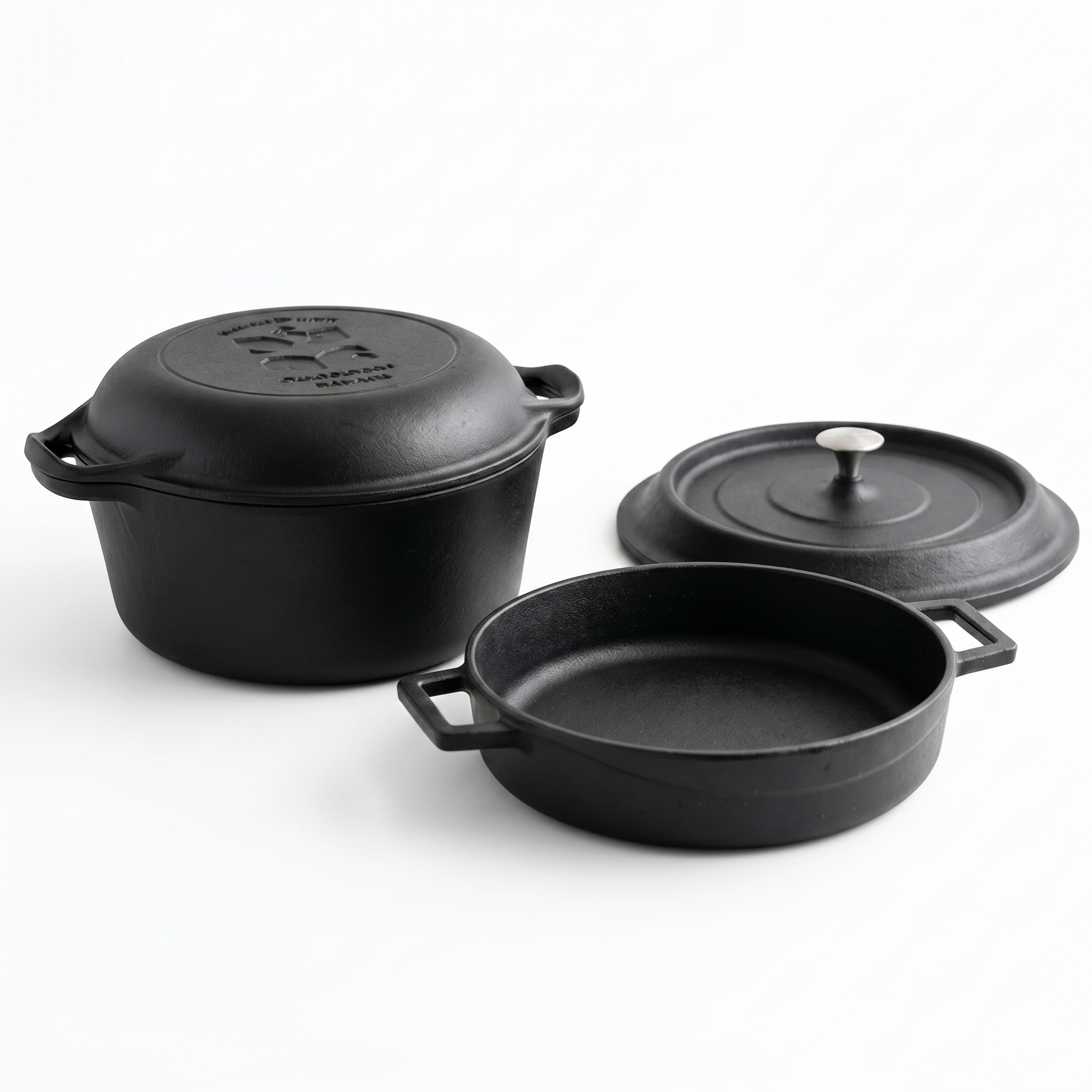 Cast Iron Dutch oven Duo Set