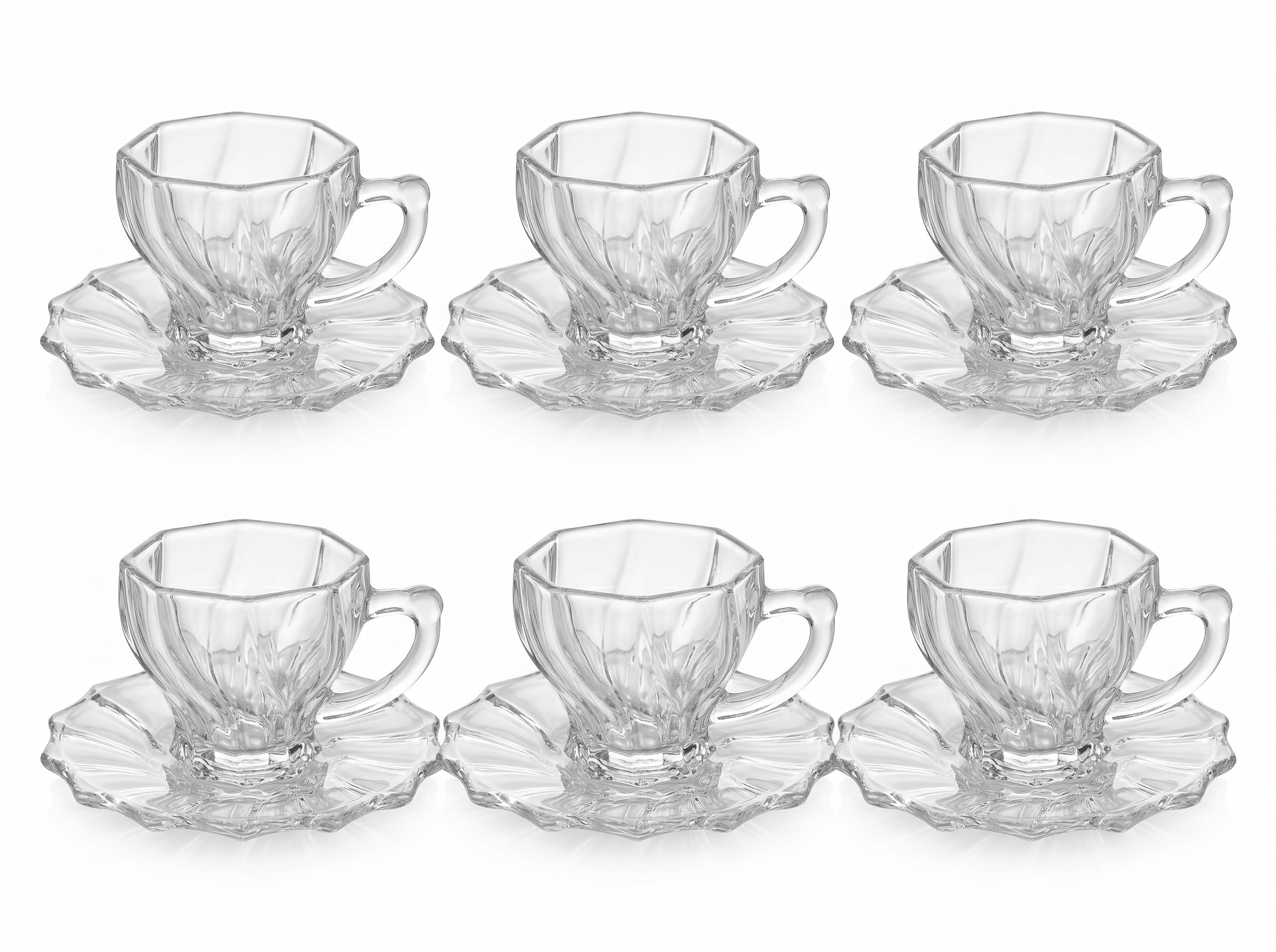 Coffee Glass with Holder Set