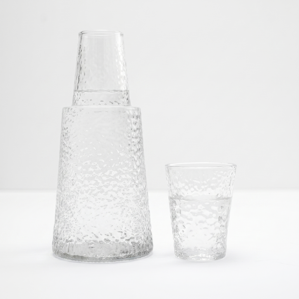AquaBloom Glass Carafe Set