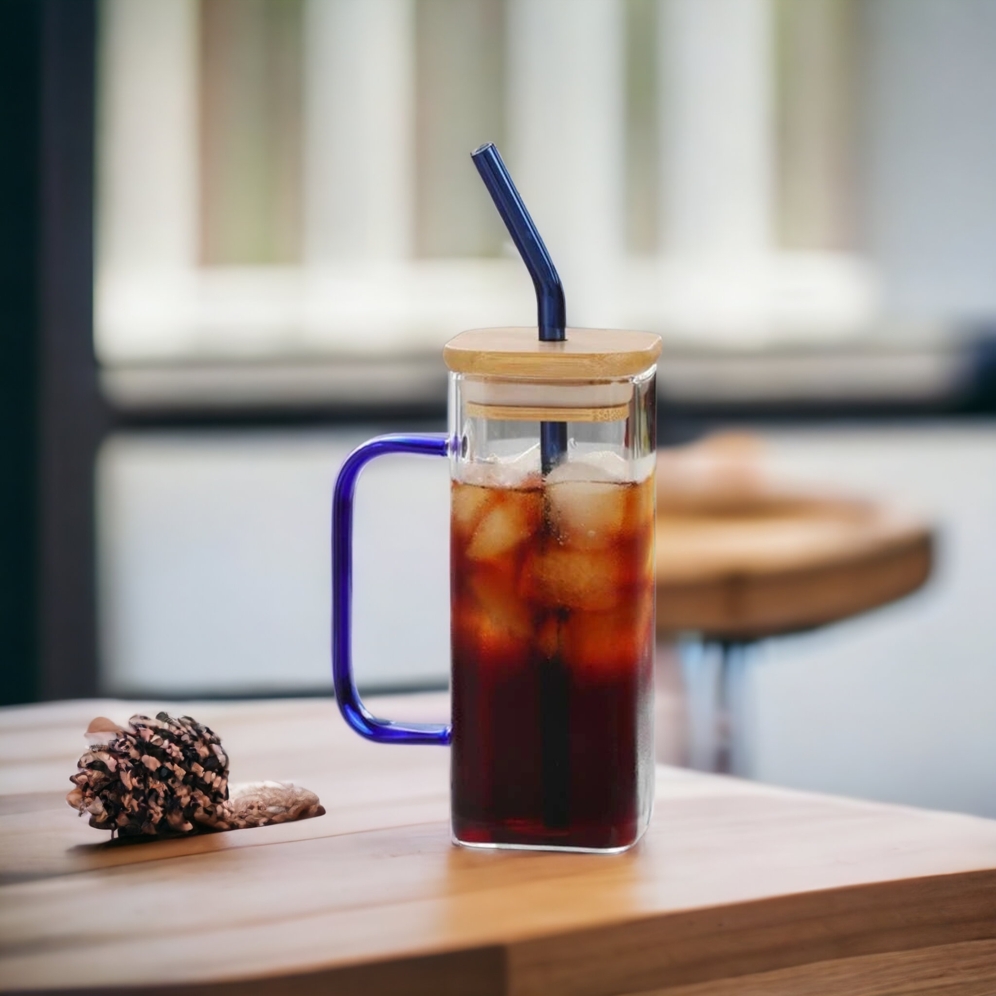 ChillWave Bamboo Glass Mug