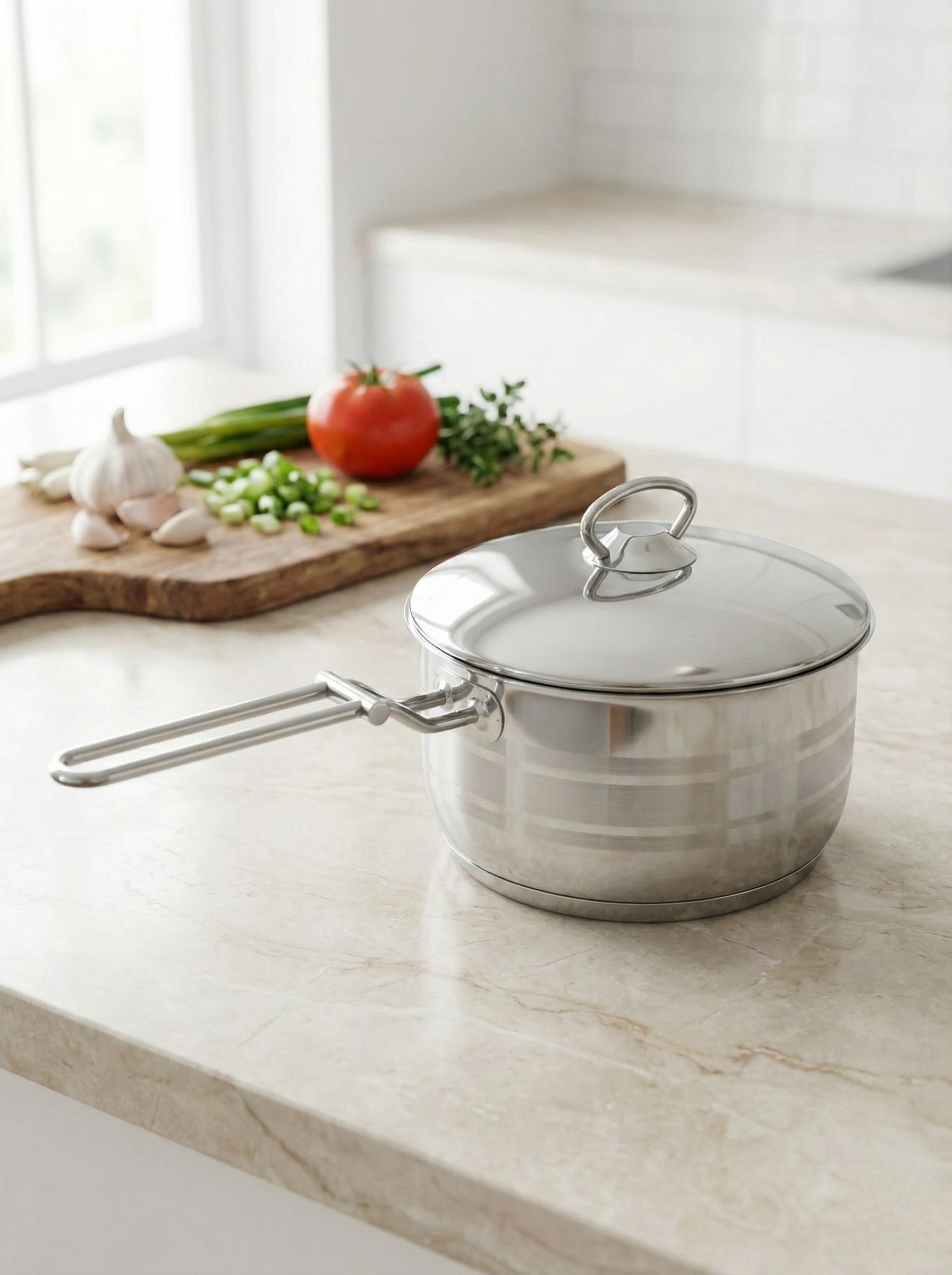 Stainless Steel Casserole With Lid