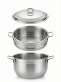 Steam Cooking Pot Set - 3 PCS (32 cm)