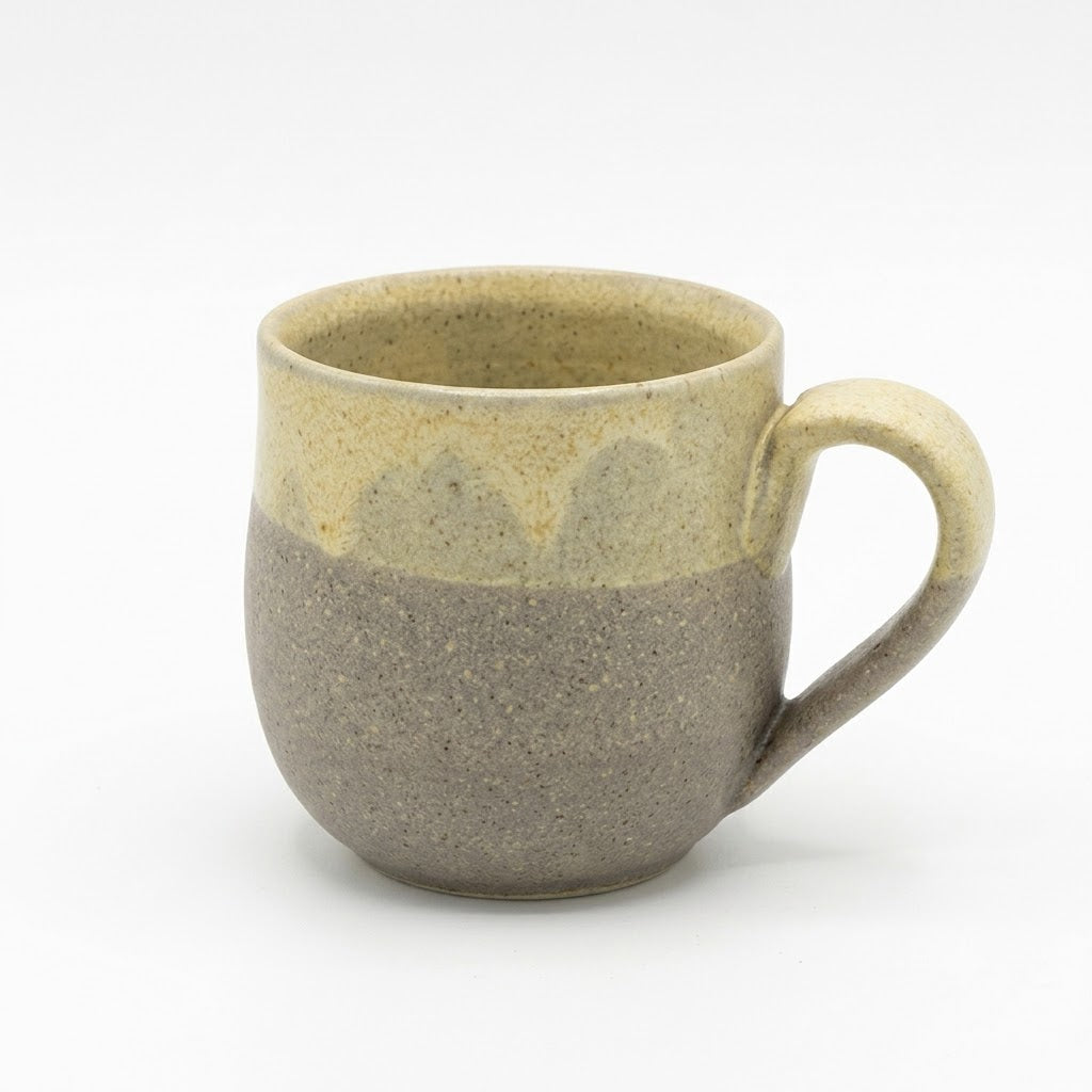 Pebble Green Pottery Mug