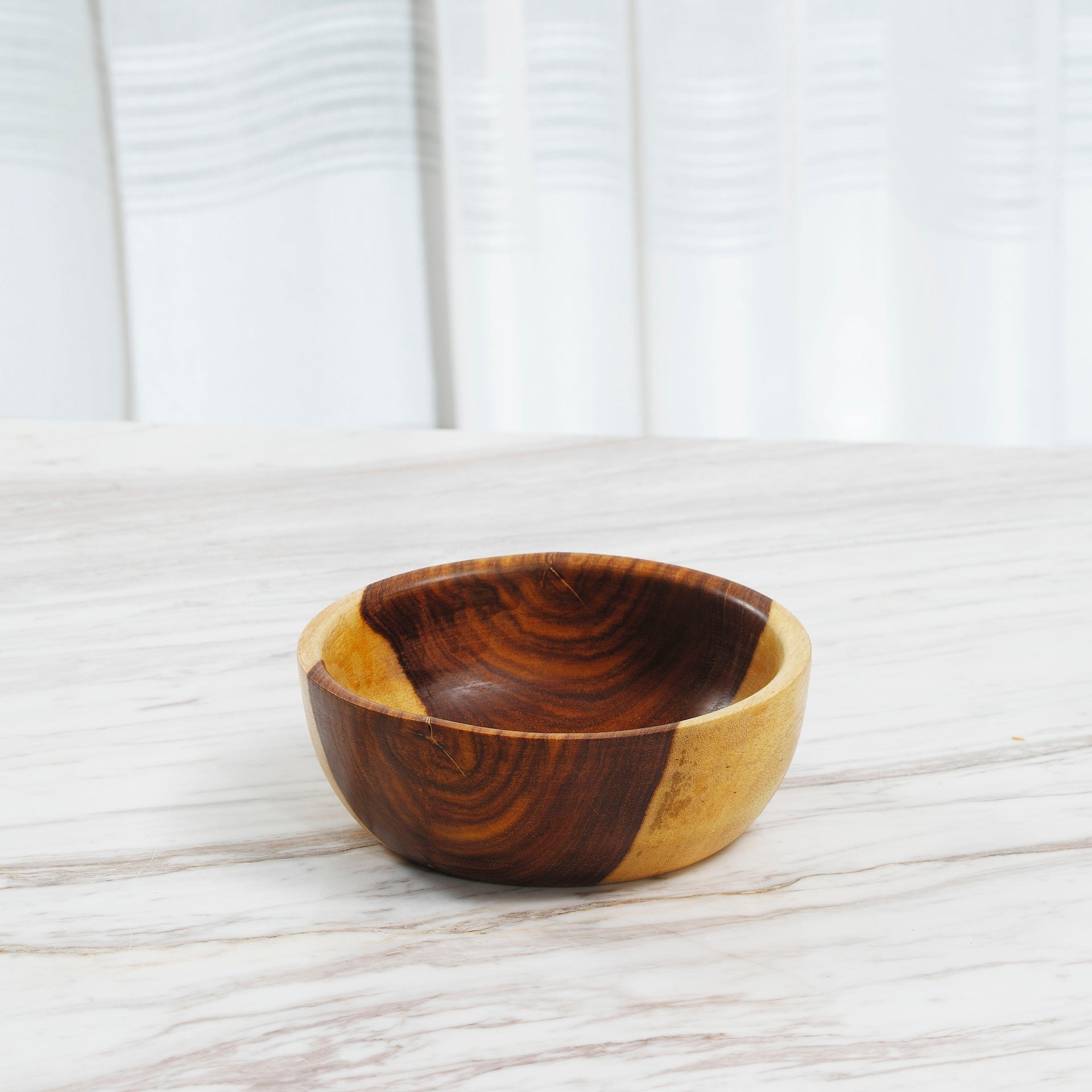 15 cm Wooden Circular Bowl