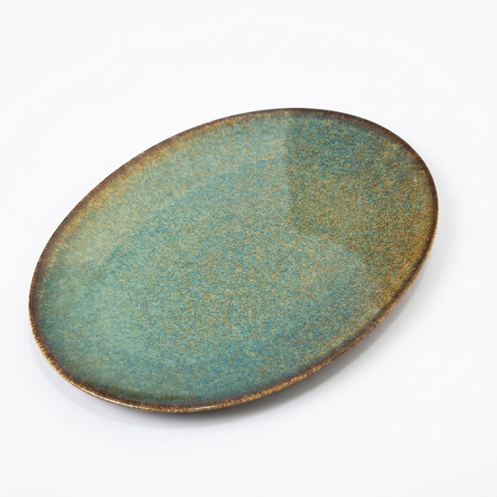 Large Emerald Green Serving Platter