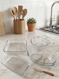 Borcam Pyrex 7-Piece Heat-Resistant Glass Set