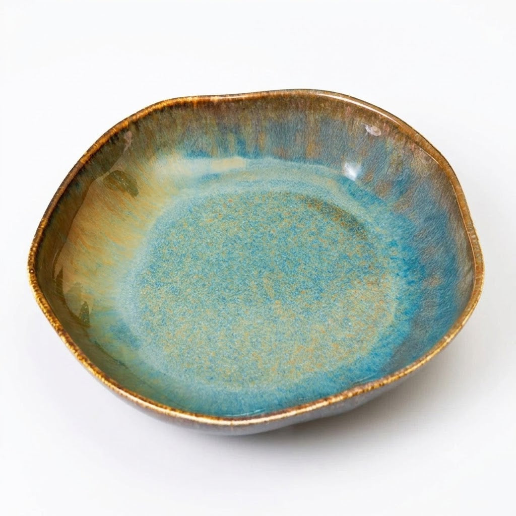 Emerald Green Salad Bowl