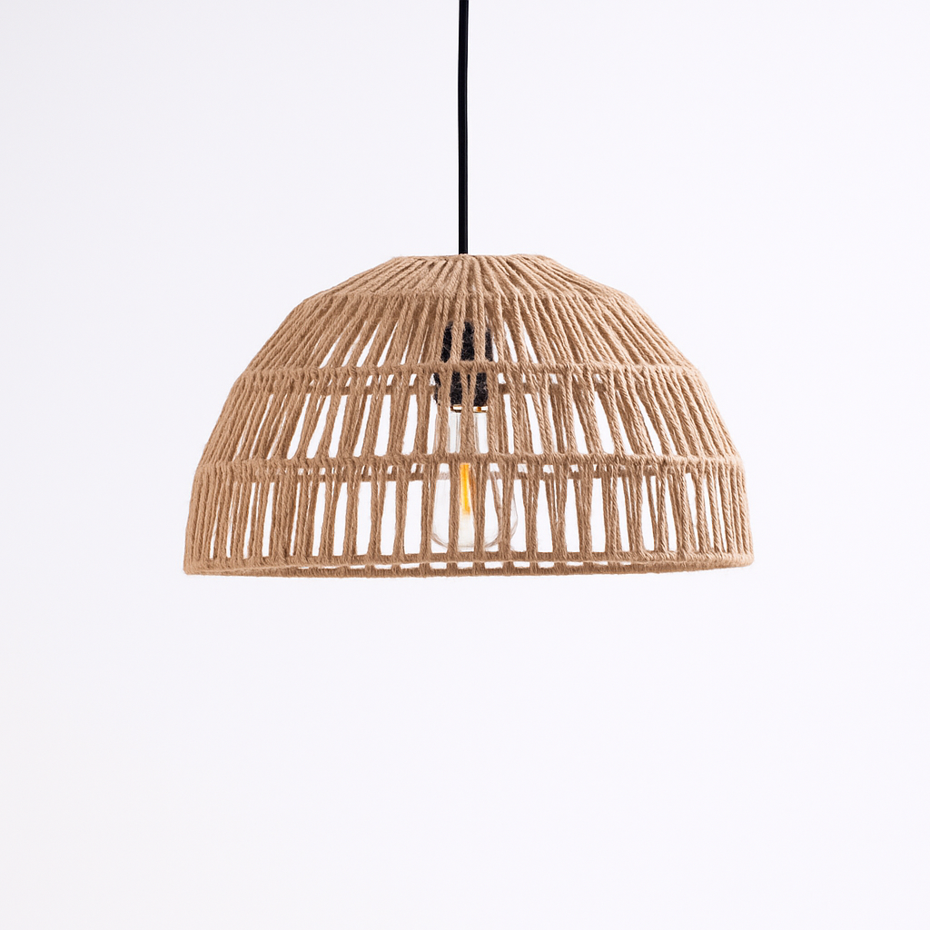 Rustic Drum Pendant