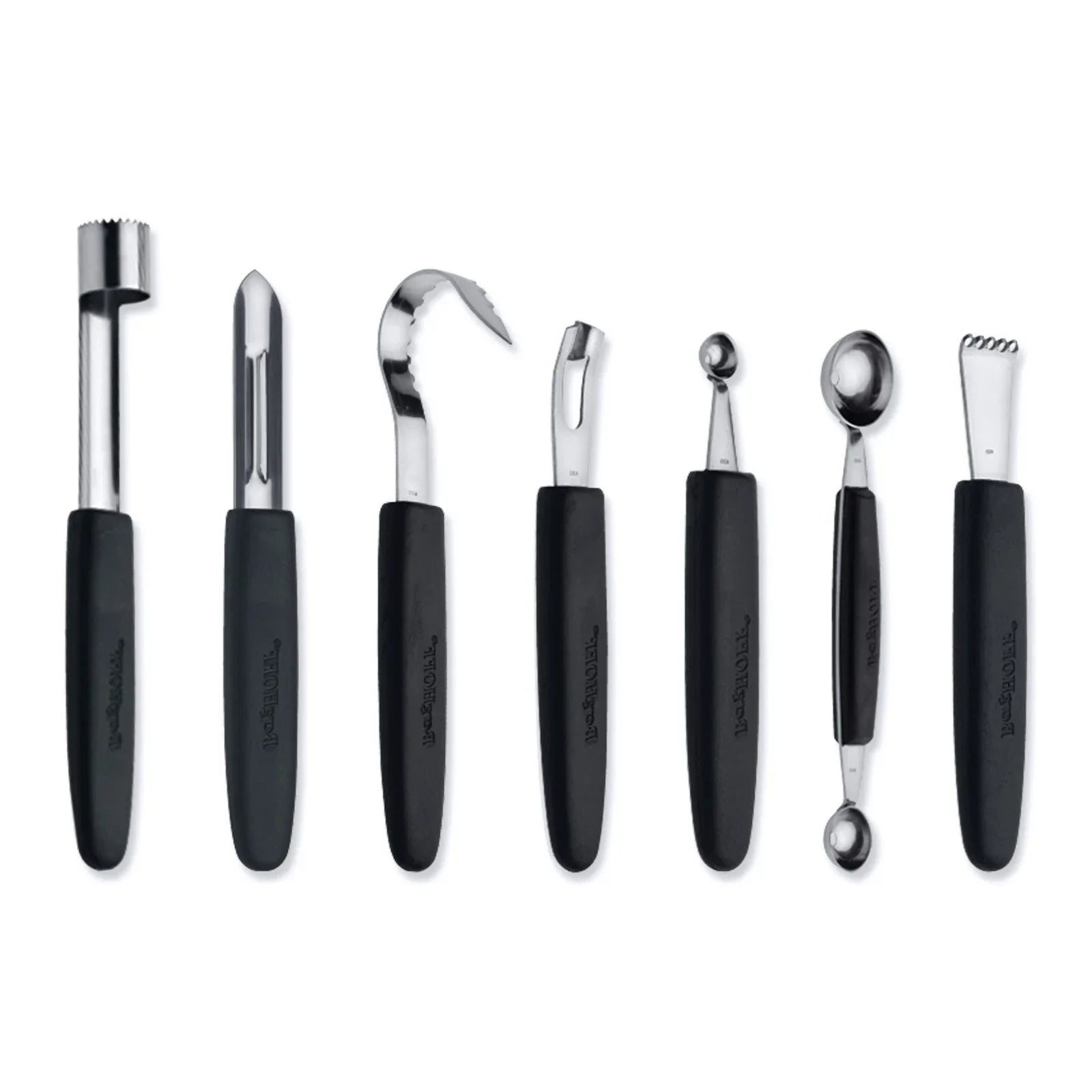 BergHOFF 8 piece garnishing set in folding bag