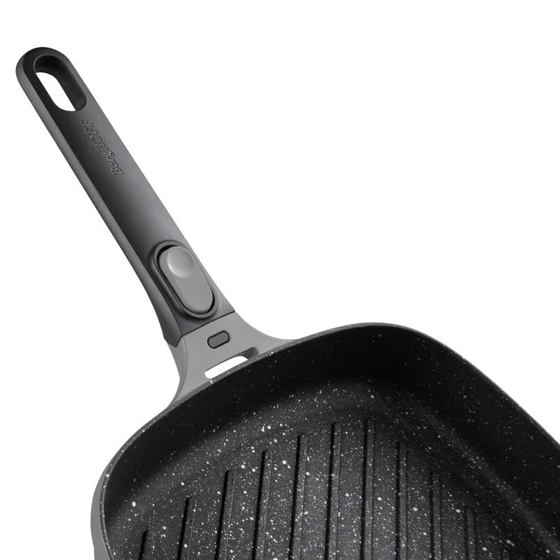 BergHOFF Square grill pan with detachable handle grey 28 cm